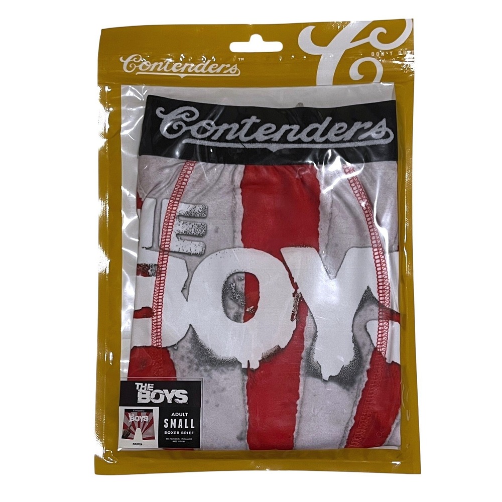Contenders The Boys Never Meet Your Heroes Boxer Briefs Mens Small Red White NEW - Picture 8 of 9